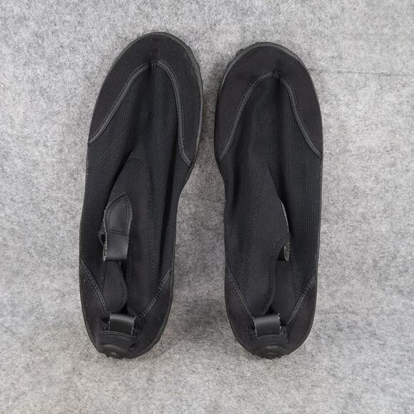 Laguna Water Shoes Mens 12 Slip On Flat Black Sport Casual Hard Sole Surf Beach - Picture 6 of 13